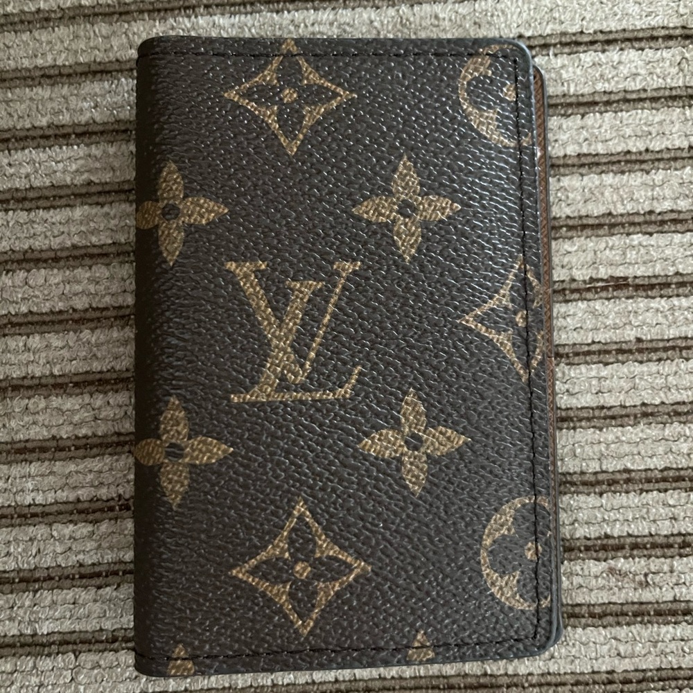 Designer- like Brown Monogram Wallet- it is NOT LV